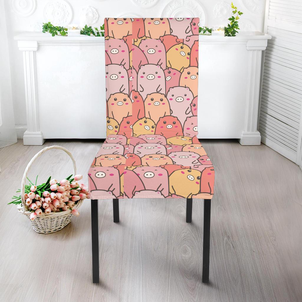 Pattern Pig Print Chair Cover-grizzshop