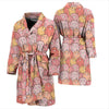 Pattern Pig Print Men Long Robe-grizzshop