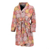 Pattern Pig Print Men Long Robe-grizzshop