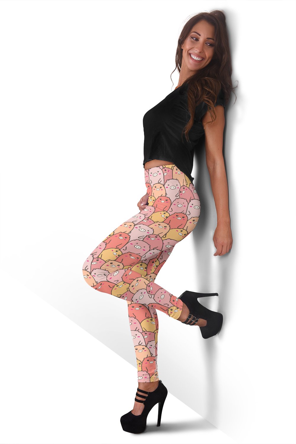 Girls Leggings, Pig Leggings