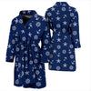 Pattern Print Anchor Nautical Men Long Robe-grizzshop