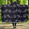 Pattern Print Astronaut Hooded Blanket-grizzshop