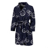 Pattern Print Astronaut Men Long Robe-grizzshop