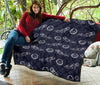 Pattern Print Astronaut Quilt-grizzshop