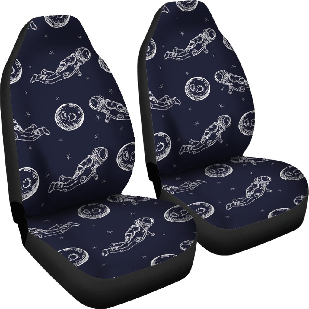 Pattern Print Astronaut Universal Fit Car Seat Covers-grizzshop