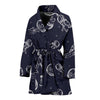 Pattern Print Astronaut Women Long Robe-grizzshop