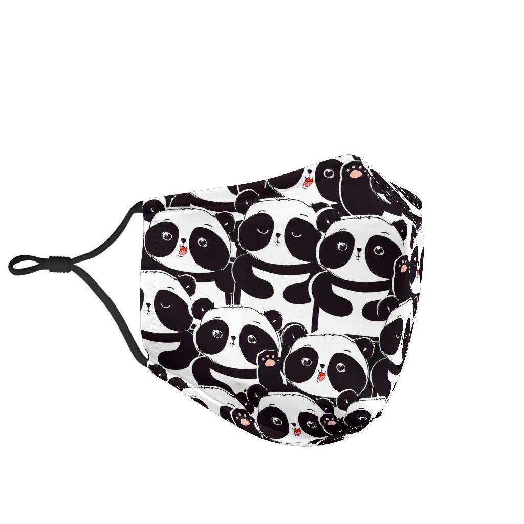 Pattern Print Baby Panda Face Mask-grizzshop