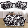 Pattern Print Baby Panda Loveseat Cover-grizzshop