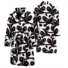 Pattern Print Baby Panda Men Long Robe-grizzshop