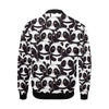 Pattern Print Baby Panda Men's Bomber Jacket-grizzshop