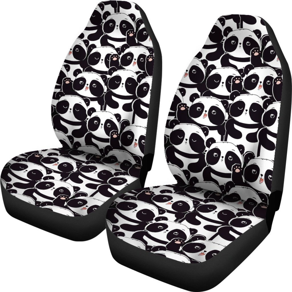 Pattern Print Baby Panda Universal Fit Car Seat Cover-grizzshop