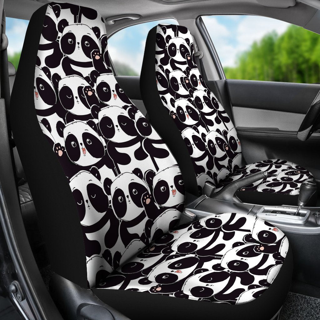 Pattern Print Baby Panda Universal Fit Car Seat Cover-grizzshop