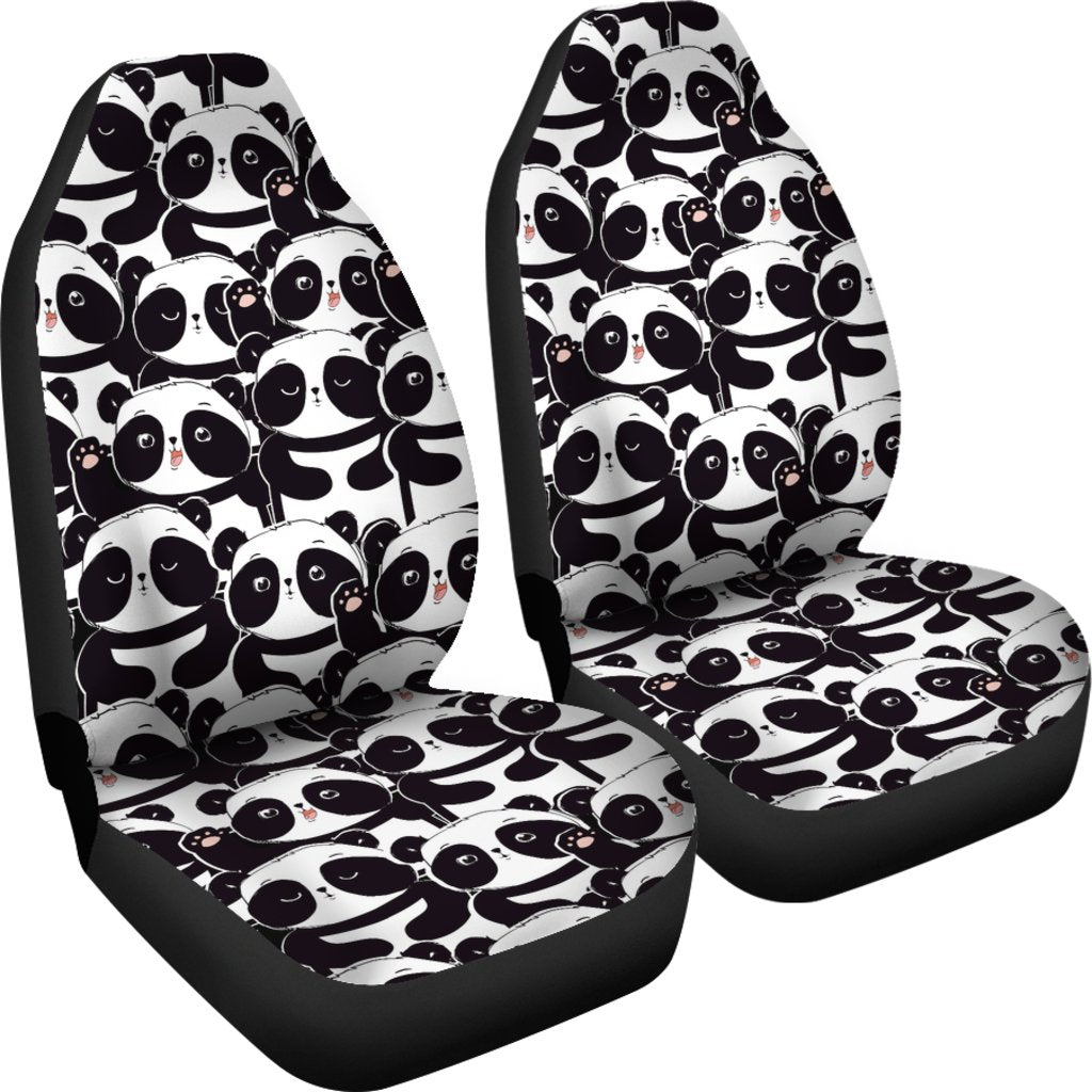 Pattern Print Baby Panda Universal Fit Car Seat Cover-grizzshop