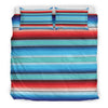 Pattern Print Baja Mexican Blanket Serape Duvet Cover Bedding Set-grizzshop