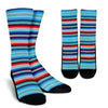 Pattern Print Baja Mexican Blanket Serape Unisex Crew Socks-grizzshop