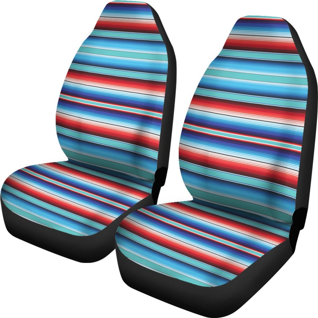 Pattern Print Baja Mexican Blanket Serape Universal Fit Car Seat Cover-grizzshop