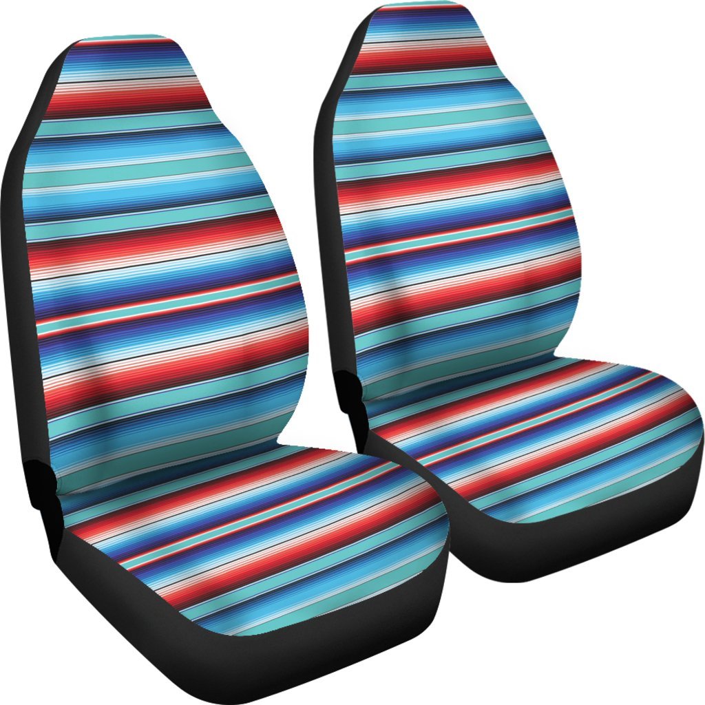 Pattern Print Baja Mexican Blanket Serape Universal Fit Car Seat Cover-grizzshop