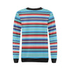 Pattern Print Baja Mexican Blanket Serape Women Crewneck Sweatshirt-grizzshop