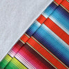 Pattern Print Baja Serape Mexican Blanket Blanket-grizzshop