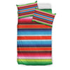 Pattern Print Baja Serape Mexican Blanket Duvet Cover Bedding Set-grizzshop