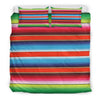 Pattern Print Baja Serape Mexican Blanket Duvet Cover Bedding Set-grizzshop