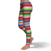 Pattern Print Baja Serape Mexican Blanket Pattern Women Leggings-grizzshop