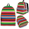 Pattern Print Baja Serape Mexican Blanket Premium Backpack-grizzshop