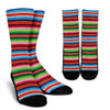 Pattern Print Baja Serape Mexican Blanket Unisex Crew Socks-grizzshop