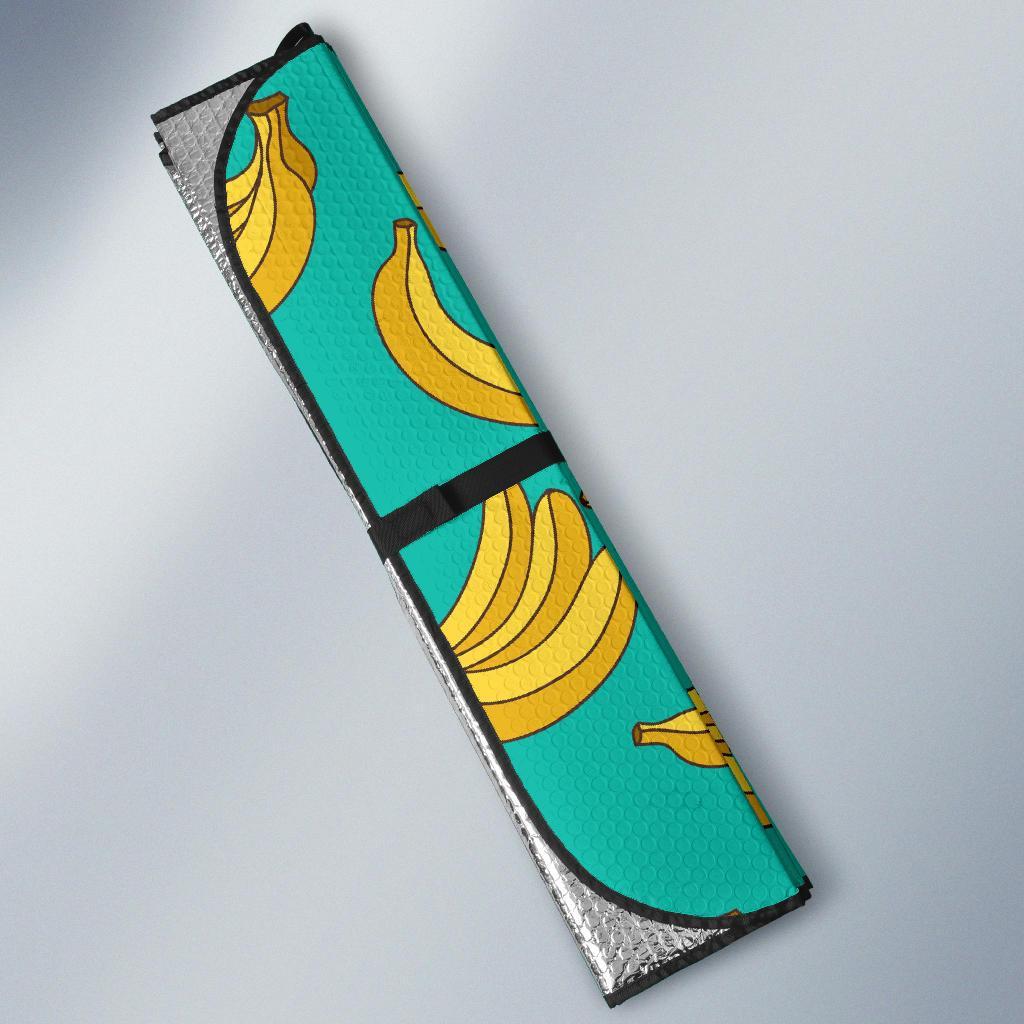 Pattern Print Banana Car Sun Shade-grizzshop