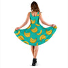 Pattern Print Banana Dress-grizzshop