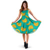 Pattern Print Banana Dress-grizzshop