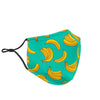 Pattern Print Banana Face Mask-grizzshop