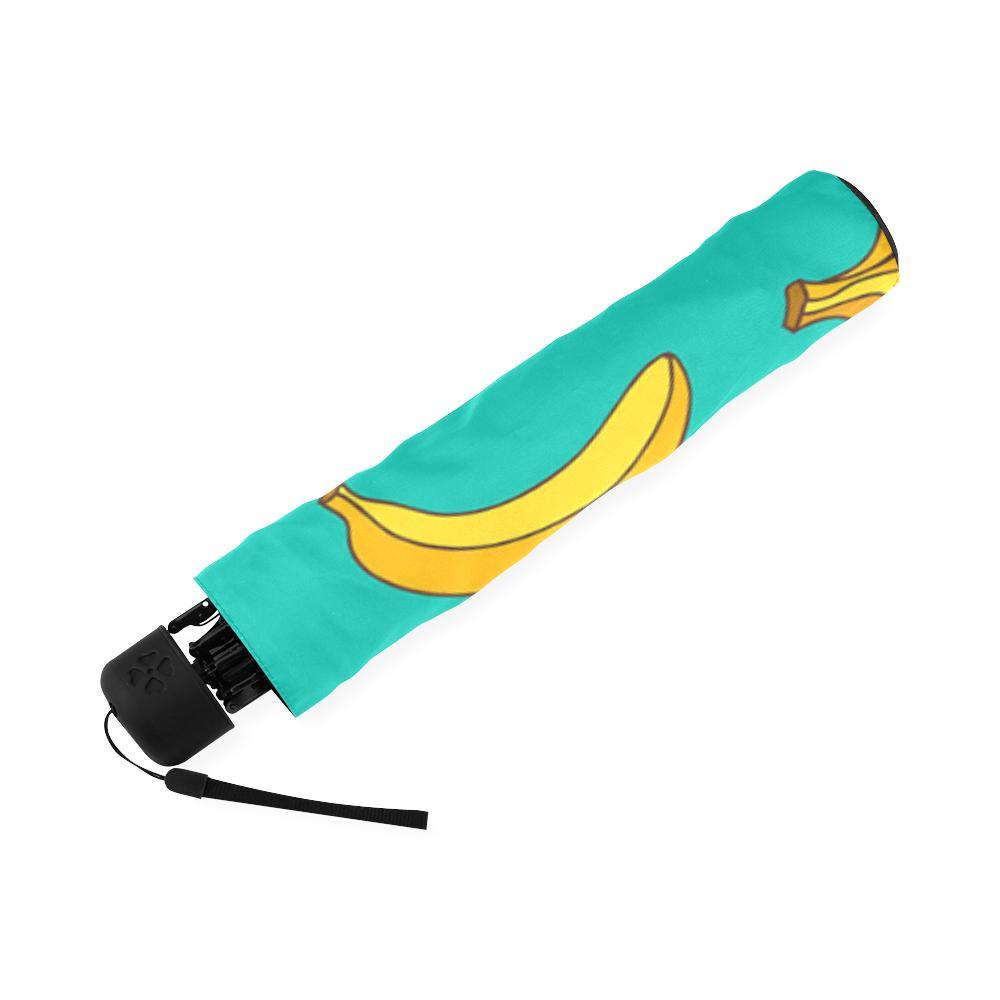 Pattern Print Banana Foldable Umbrella-grizzshop