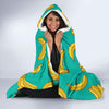 Pattern Print Banana Hooded Blanket-grizzshop