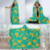 Pattern Print Banana Hooded Blanket-grizzshop