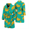 Pattern Print Banana Men Long Robe-grizzshop