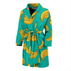 Pattern Print Banana Men Long Robe-grizzshop