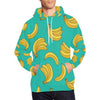 Pattern Print Banana Men Pullover Hoodie-grizzshop