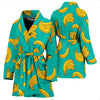 Pattern Print Banana Women Long Robe-grizzshop
