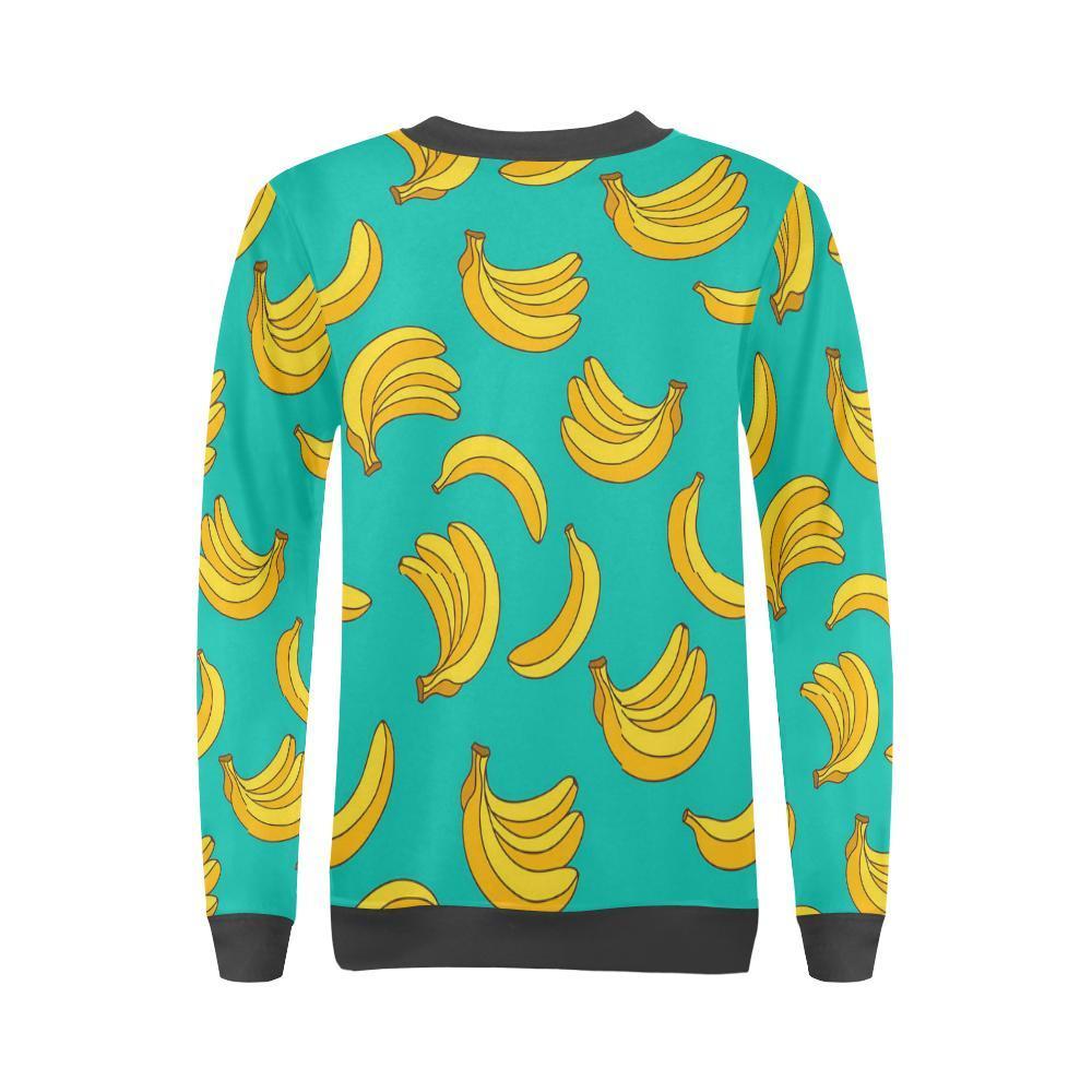 Pattern Print Banana Women's Sweatshirt-grizzshop