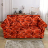 Pattern Print Basketball Loveseat Cover-grizzshop