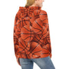 Pattern Print Basketball Women Pullover Hoodie-grizzshop