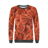 Pattern Print Basketball Women's Sweatshirt-grizzshop