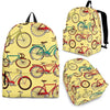 Pattern Print Bicycle Backpack-grizzshop