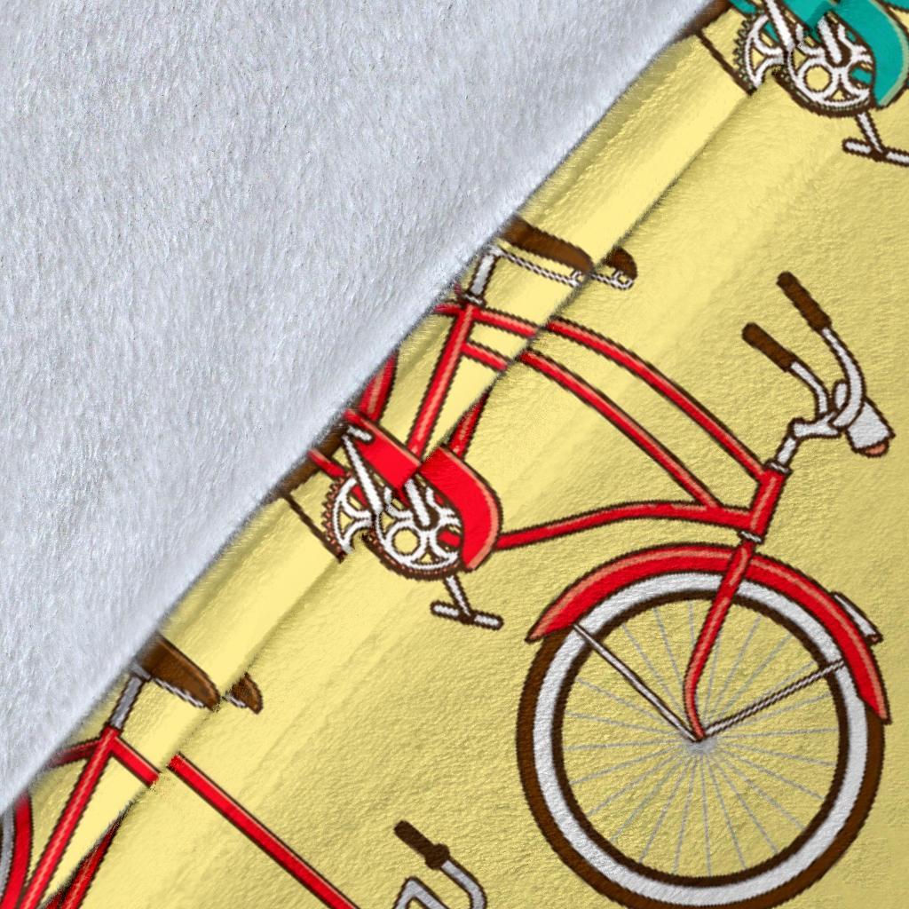 Pattern Print Bicycle Blanket-grizzshop