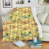 Pattern Print Bicycle Blanket-grizzshop