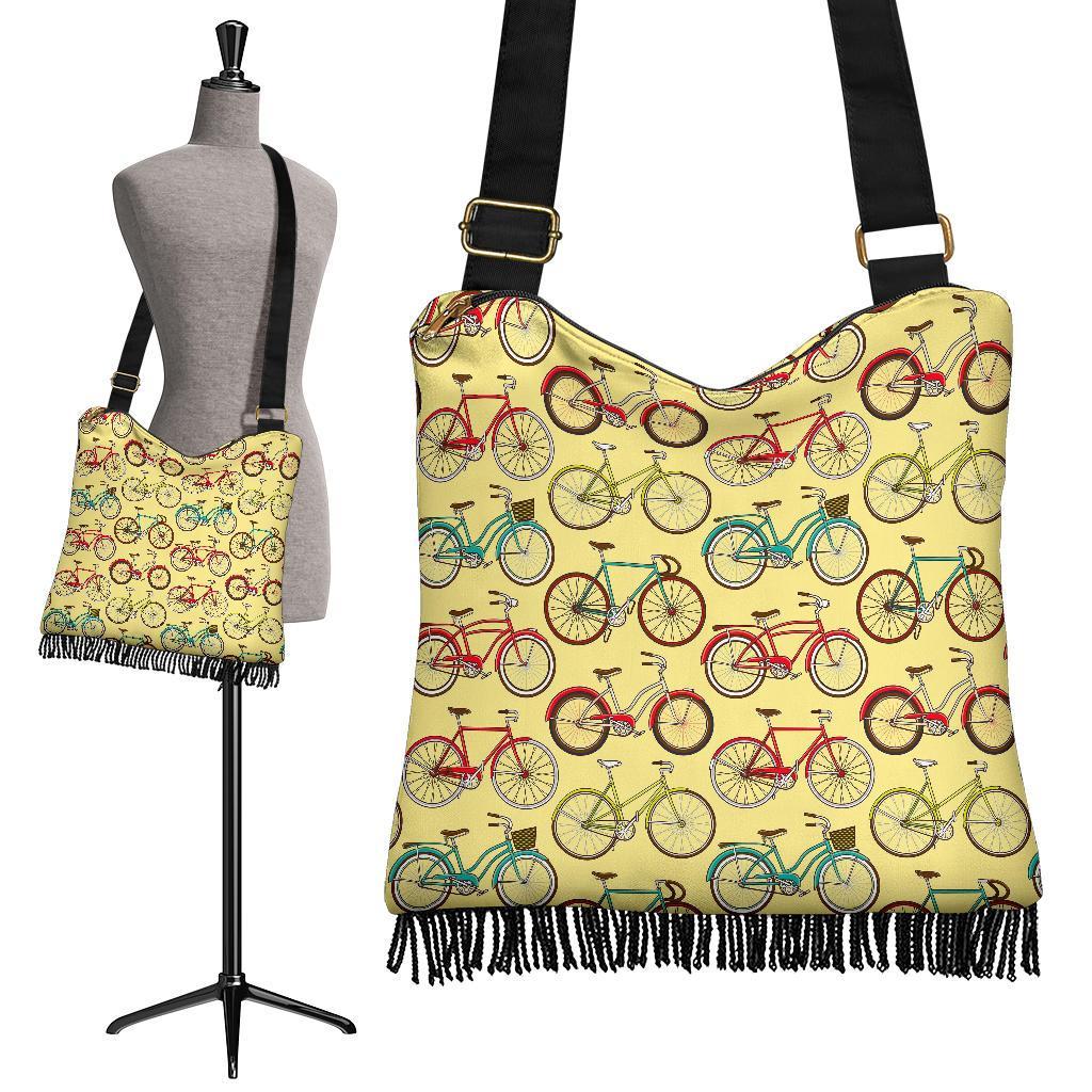 Pattern Print Bicycle Crossbody bags-grizzshop