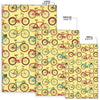 Pattern Print Bicycle Floor Mat-grizzshop