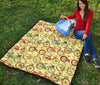 Pattern Print Bicycle Quilt-grizzshop