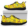 Pattern Print Bicycle Sneaker Shoes For Men Women-grizzshop